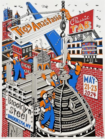 Trey Anastasio - Brooklyn Steel, Brooklyn NY May 21 2024 - Live Concert Poster Wall Art Print - 200058 - Image 2