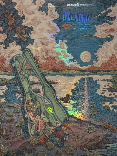 Trey Anastasio - Count Basie Center Red Bank NJ ALTERNATE April 25 2025 FOIL - Live Concert Poster Wall Art Print - 200045 - Image 2