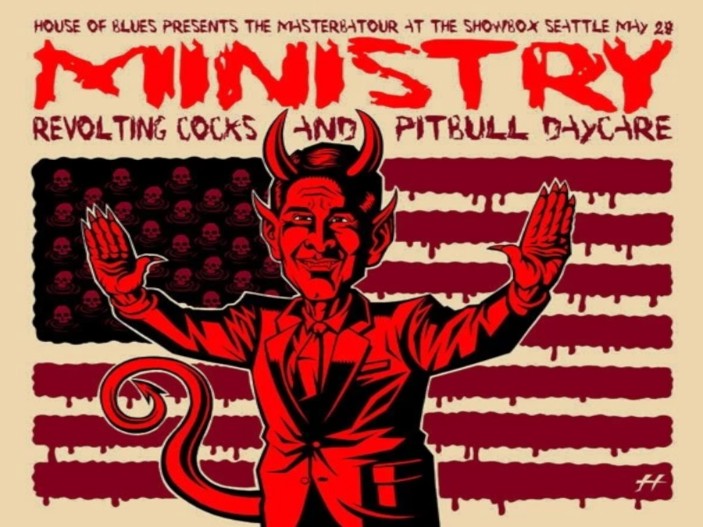 Ministry - Showbox Seattle WA May 28 2006 - Live Concert Poster Wall Art Print - 159002 - Image 2