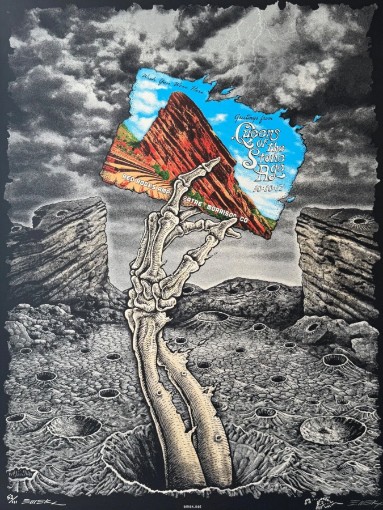 Queens of the Stone Age - Red Rocks Morrison CO October 10 2017 - Live Concert Poster Wall Art Print - 177002 - Image 2