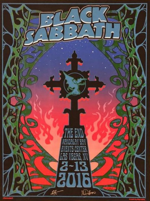 Black Sabbath - Mandalay Bay Las Vegas NV, February 13, 2016 - Live Concert Poster Wall Art Print - 117001 - Image 2