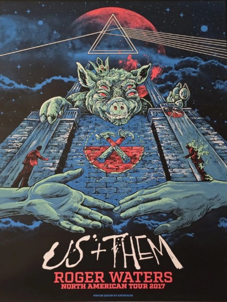 Roger Waters - North American Tour 2017 - Live Concert Poster Wall Art Print - 182001 - Image 2