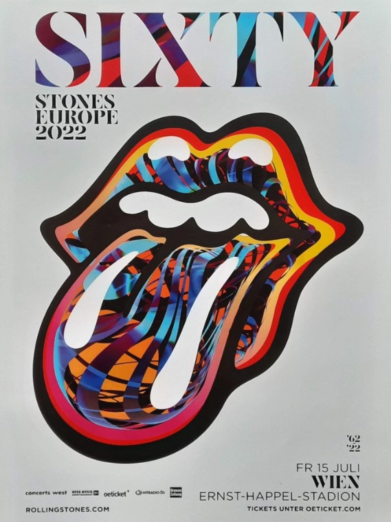 Rolling Stones - Earnst Happel Stadium Vienna Austria July 15 2022 - Live Concert Poster Wall Art Print - 183001 - Image 2