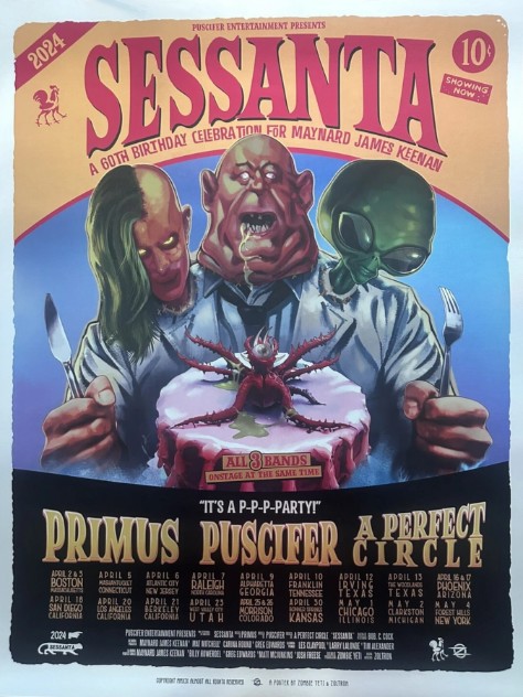 Sessanta - Tour 2024 - Live Concert Poster Wall Art Print - 184004 - Image 2