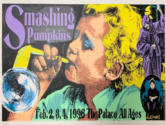 Smashing Pumpkins - The Palace CA February 2 1996 - Live Concert Poster Wall Art Print - 187005 - Image 2