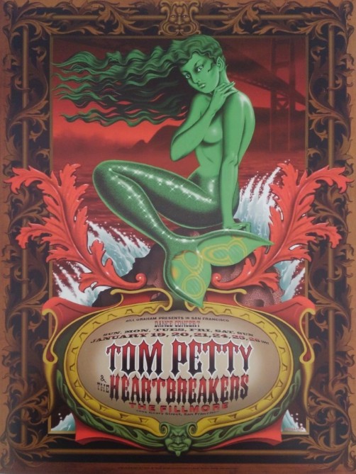 Tom Petty - Fillmore SF CA January 19 1997 - Live Concert Poster Wall Art Print - 197002 - Image 2