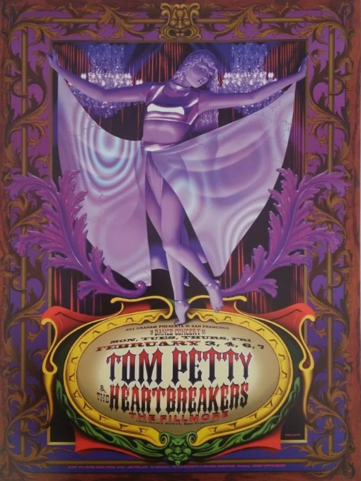 Tom Petty - Fillmore SF CA February 3 1997 - Live Concert Poster Wall Art Print - 197003 - Image 2