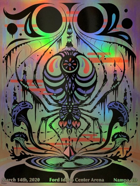 Tool - Ford Idaho Center Arena Nampa ID March 14 2020 NOT FOIL - Live Concert Poster Wall Art Print - 198005 - Image 2