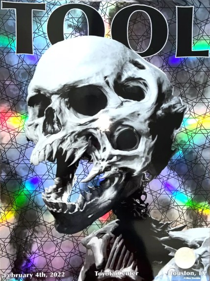 Tool - Toyota Center Houston TX February 4 2022 NOT FOIL - Live Concert Poster Wall Art Print - 198008 - Image 2