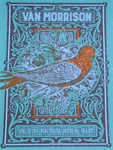 Van Morrison - Wang Theater Boston MA April 26 2016 - Live Concert Poster Wall Art Print - 203002 - Image 2