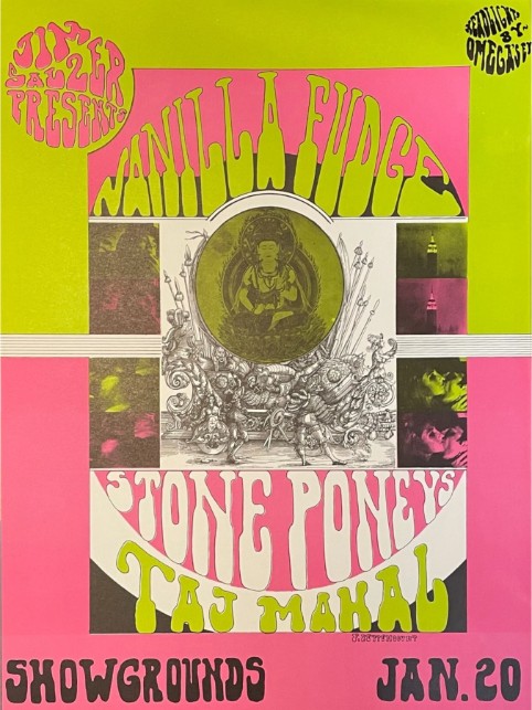 Vanilla Fudge - Santa Barbara CA January 20 1968 - Live Concert Poster Wall Art Print - 204001 - Image 2
