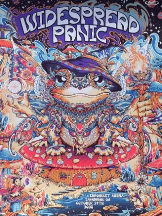 Widespread Panic - Enmarket Arena Savannah GA October 27 2023 - Live Concert Poster Wall Art Print - 207015 - Image 2