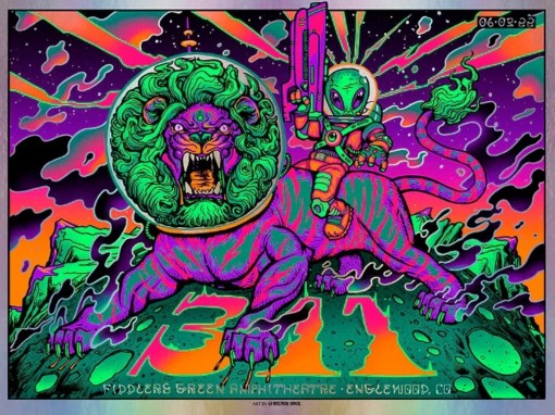 311 - Fiddlers Green Amphitheater Englewood CO, June 3, 2022 NOT FOIL - Live Concert Poster Wall Art Print - 102019 - Image 2
