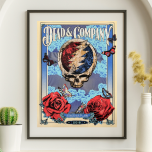 Dead and Company - Riverside Music Center Cincinnati OH, June 4, 2018 - Live Concert Poster Wall Art Poster - 131006