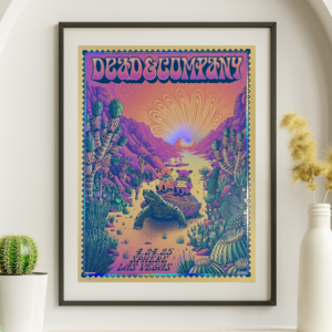 Dead and Company - Sphere Las Vegas NV, April 24, 2025 NOT FOIL - Live Concert Poster Wall Art Poster Print - 131030