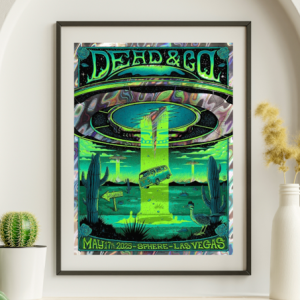 Dead and Company - Sphere Las Vegas NV, May 17, 2025 NOT FOIL - Live Concert Poster Wall Art Poster Print - 131034