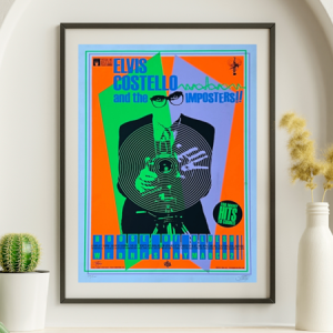 Elvis Costello - House of Blues, March 20, 2005 - Live Concert Poster Wall Art Poster Print - 235001