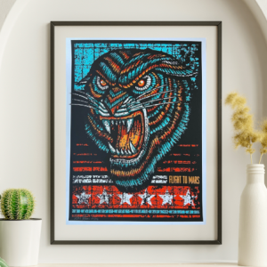 Flight to Mars - West Coast Tour, May 14, 2012 - Live Concert Poster Wall Art Poster Print - 136001