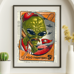 Foo Fighters - Wrigley Field Chicago IL, July 30, 2018 - Live Concert Poster Wall Art Poster Print - 137001