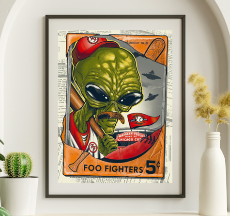 Foo Fighters - Wrigley Field Chicago IL, July 30, 2018 - Live Concert Poster Wall Art Poster Print - 137001