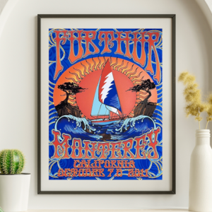 Further (Grateful Dead) - Monterey CA, October 7, 2011 - Live Concert Poster Wall Art Poster Print - 139001