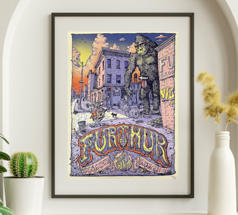 Further (Grateful Dead) - Barclays Center Brooklyn NY, July 11, 2013 - Live Concert Poster Wall Art Poster Print - 139002
