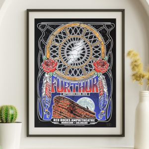Further (Grateful Dead) - Red Rocks Morrison CO, September 22, 2013 - Live Concert Poster Wall Art Poster Print - 139003
