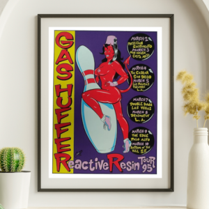 Gas Huffer - Reactive Resin Tour 1995 - Live Concert Poster Wall Art Poster Print - 140001