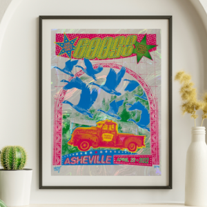 Goose - Salvage Station Ashville NC, April 29, 2022 NOT FOIL - Live Concert Poster Wall Art Poster Print - 141002