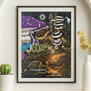 Goose - Pullman Yards Atlanta GA, October 2, 2022 NOT FOIL - Live Concert Poster Wall Art Poster Print - 141003