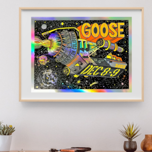 Goose - Hampton Coliseum Hampton VA, December 8, 2023 NOT FOIL - Live Concert Poster Wall Art Poster Print - 141009