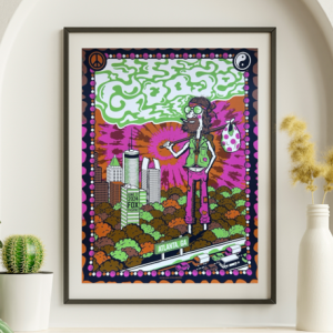 Goose - Fox Theater Atlanta GA, June 21, 2024 - WEB VARIANT - Live Concert Poster Wall Art Poster Print - 141006