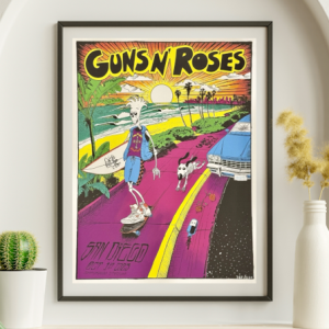 Guns n Roses - Snapdragon Stadium San Diego CA, October 1, 2023 - Live Concert Poster Wall Art Poster Print - 144001