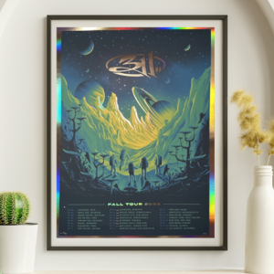 311 Fall Tour 2022 - NOT FOIL - Live Concert Poster Wall Art Print - 102013