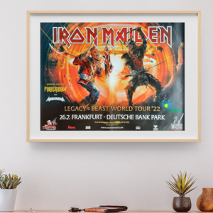 Iron Maiden - Deutsche Bank Park Frankfurt Germany, July 26, 2022 - Live Concert Poster Wall Art Poster Print - 243001