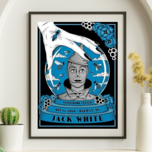 Jack White - Scotiabank Center Halifax NS, November 14, 2018 - Live Concert Poster Wall Art Poster Print - 220001
