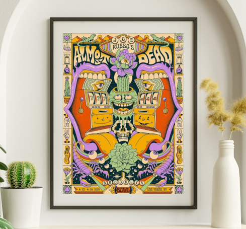 JRAD Joe Russo - Brooklyn Bowl Brooklyn NY, April 23, 2025 - Live Concert Poster Wall Art Poster Print - 152001
