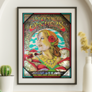 Kitchen Dwellers - Pine Creek Lodge, Livingstone MT, August 13, 2021 NOT FOIL - Live Concert Poster Wall Art Poster Print - 155001