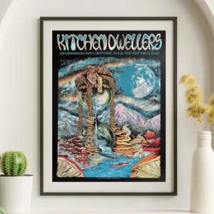 Kitchen Dwellers - Commonwealth Room Salt Lake City UT, December 30, 2022 - Live Concert Poster Wall Art Poster Print - 155002