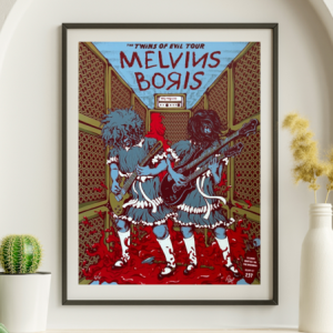 Melvins - Showbox Seattle WA, September 1, 2023 - Live Concert Poster Wall Art Poster Print - 229001