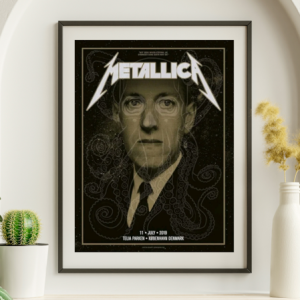 Metallica - Telia Parken Kobinhaven Denmark, July 11, 2019 - Live Concert Poster Wall Art Poster Print - 158007