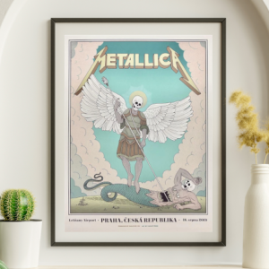Metallica - Letnany Airport Czeck Republic, August 18, 2019 - Live Concert Poster Wall Art Poster Print - 158008