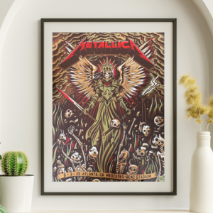 Metallica - Mercedes Benz Stadium Atlanta GA, June 3, 2025 - Live Concert Poster Wall Art Print - 158017