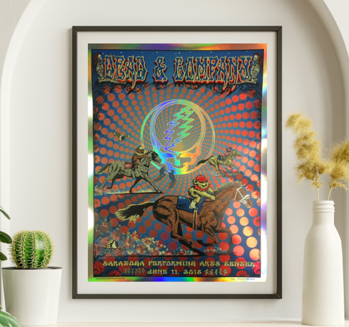 Dead and Company - Saratoga Performing Arts Center Saratoga NY June 11 2018 NOT FOIL - Live Concert Poster Wall Art Print - 131129