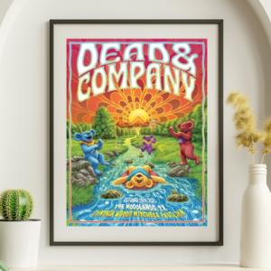 Dead and Company - Cynthia Woods Mitchell Pavilion October 15 2021- Live Concert Poster Wall Art Print  - 131038