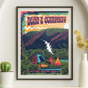 Dead and Company - Folsom Field Boulder CO June 17 2022 - Live Concert Poster Wall Art Print - 131085