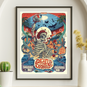 Dead and Company - LA Forum Los Angeles CA May 20 2023 - Live Concert Poster Wall Art Print - 131061