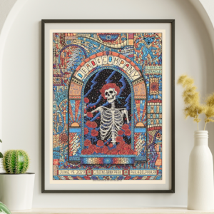 Dead and Company - Citizens Bank Park Philadelphia PA June 15 2023- Live Concert Poster Wall Art Print - 131062