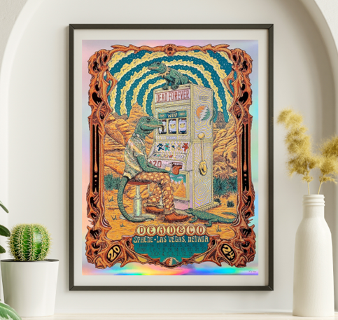 Dead and Company - Sphere Las Vegas NV NOT FOIL May 16 2024 - Live Concert Poster Wall Art Print - 131121