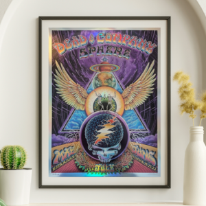 Dead and Company - Sphere Las Vegas May 16 1024 Run NOT FOIL - Live Concert Poster Wall Art Print - 131053